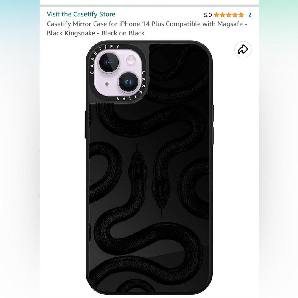 Casetify Mirror Case for iPhone 14 Plus Compatible with MagSafes